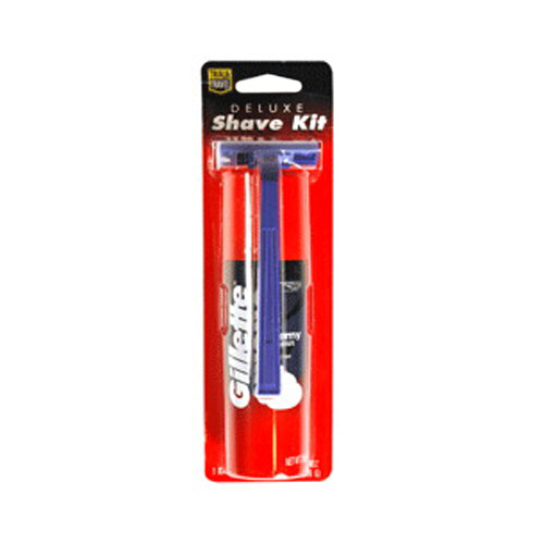 Deluxe Cream And Razor Shave Kits - 4 Ea